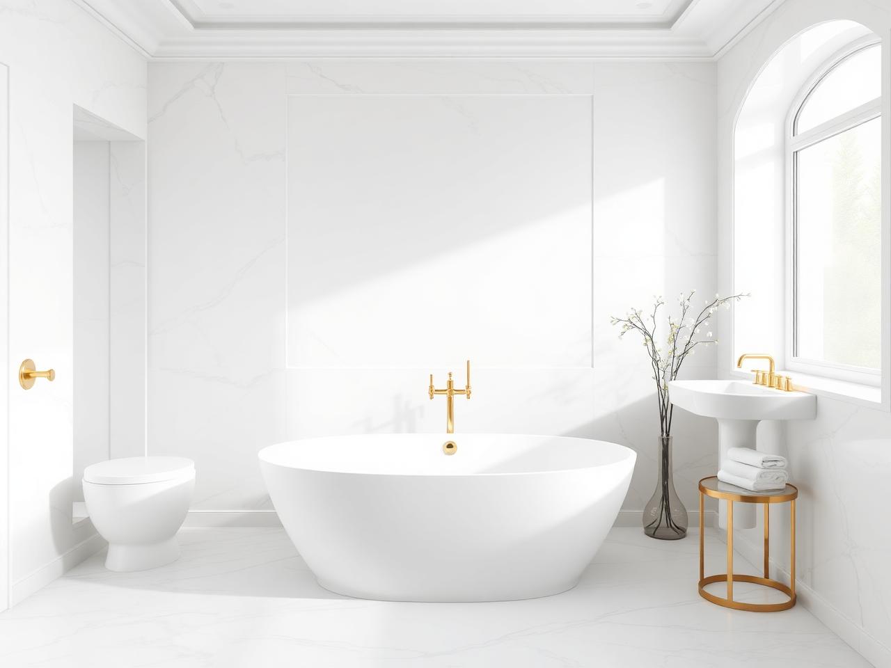 Marmeren badkamer